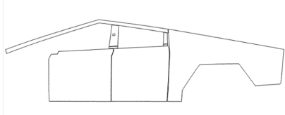 Left Side kit - Tesla Cyber Truck 2024 PPF Kit