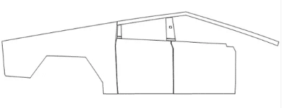 Right Side kit - Tesla Cyber Truck 2024 PPF Kit