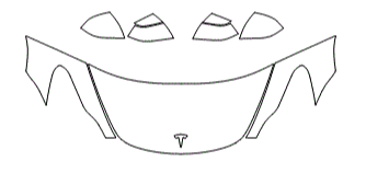 Half Hood Fender & Mirror Kit - Tesla Model 3 2018 PPF Kit