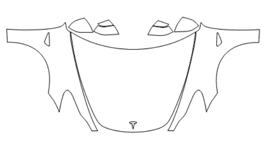 Full Hood & Fender + Mirror Kit - Tesla Model 3 2020 PPF Kit