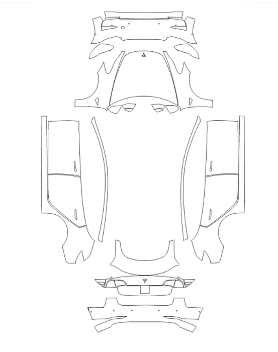 Ultimate Kit - Tesla Model 3 2021 PPF Kit