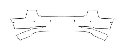 Rear Bumper Kit with Parking Sensors - Tesla Model 3 2022 PPF Kit