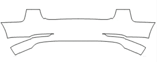 Rear Bumper Kit with Parking Sensors - Tesla Model 3 2023 PPF Kit