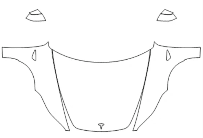 Full Hood & Fender + Mirror Kit - Tesla Model 3 2024 PPF Kit