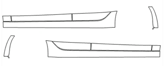 Rocker Panel Kit - Tesla Model 3 2024 PPF Kit