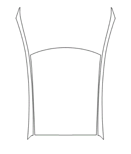 Roof & A-Pillar Kit NO Sunroof - Tesla Model S 2015 PPF Kit