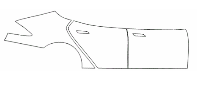 RIght Side kit - Tesla Model S 2015 PPF Kit