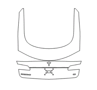Trunk Lid Kit with '85' Emblem - Tesla Model S 2015 PPF Kit
