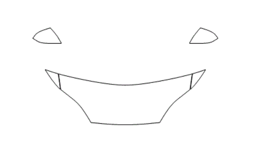 Half Hood Fender & Mirror Kit - Tesla Model S 2017 PPF Kit