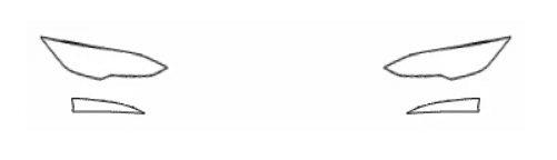 Headlamp and Fog Lamp Kit - Tesla Model S 2023 PPF Kit