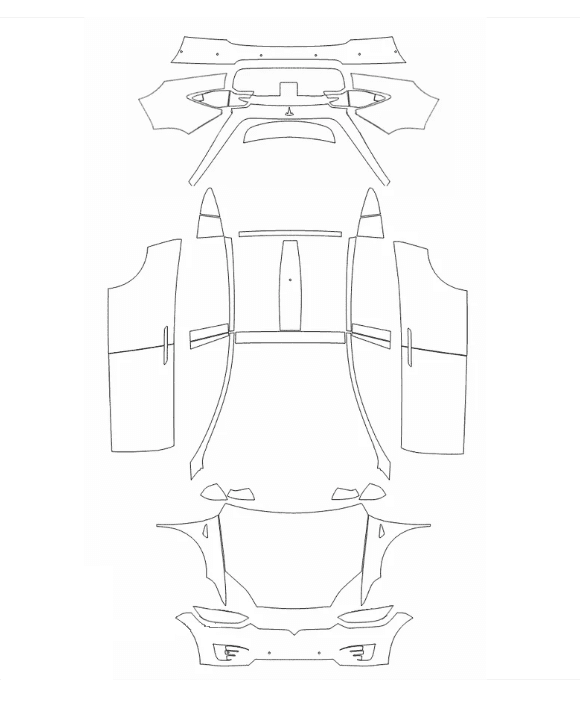Ultimate Kit - Tesla Model X 2018 PPF Kit