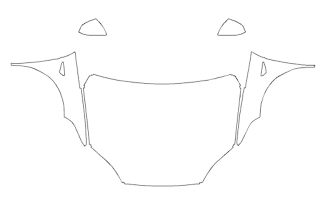 Full Hood & Fender + Mirror Kit - Tesla Model X 2019 PPF Kit