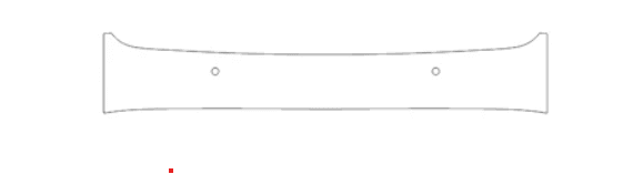 Luggage Area Kit w Parking Sensor - Tesla Model X 2019 PPF Kit