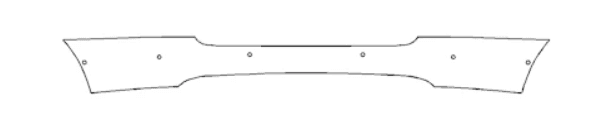 Rear Bumper Kit w Parking Sensor - Tesla Model X 2019 PPF Kit