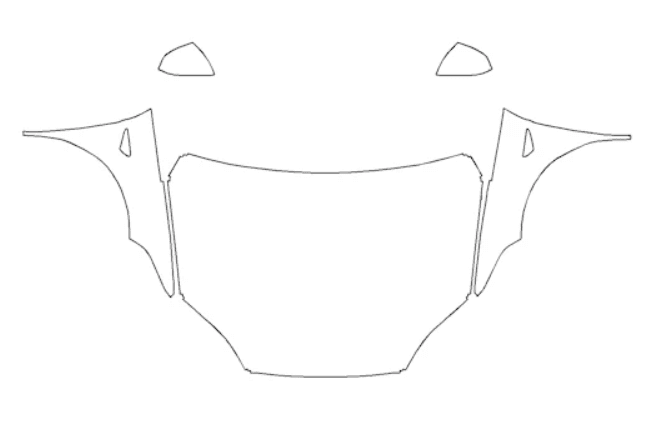 Full Hood & Fender + Mirror Kit - Tesla Model X 2022 PPF Kit