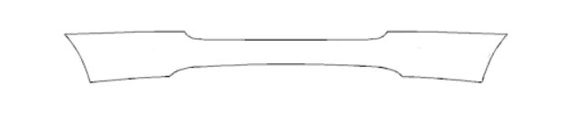 Rear Bumper Kit no Parking Sensor - Tesla Model X 2024 PPF Kit