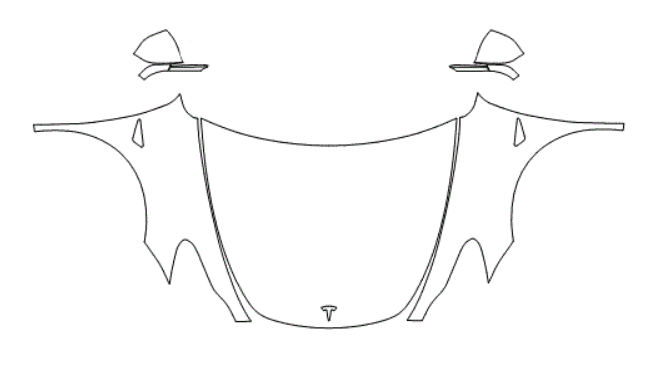 Full Hood & Fender + Mirror Kit - Tesla Model Y 2023 PPF Kit