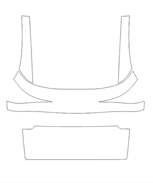 Rear Hatch Kit - Tesla Model Y 2026 PPF Kit