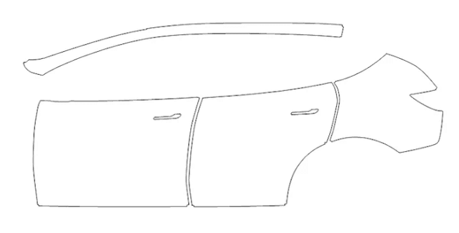 Left Side kit - Tesla Model Y 2026 PPF Kit