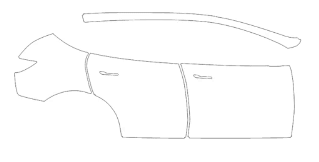 RIght Side kit - Tesla Model Y 2026 PPF Kit